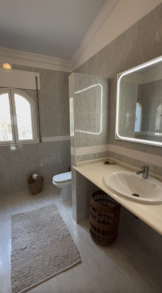 Badkamer bij Casa La Fuente