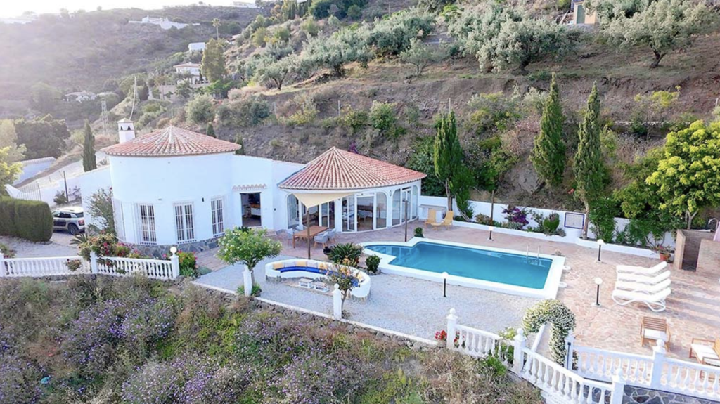 Casa La Fuente vanuit de lucht